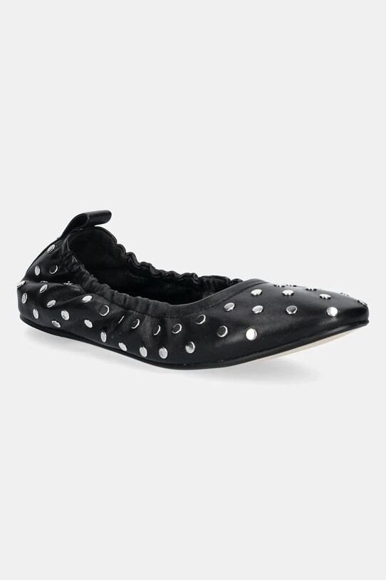 Kožené balerínky MICHAEL Michael Kors Amy čierna 40S5AYFP2L.001