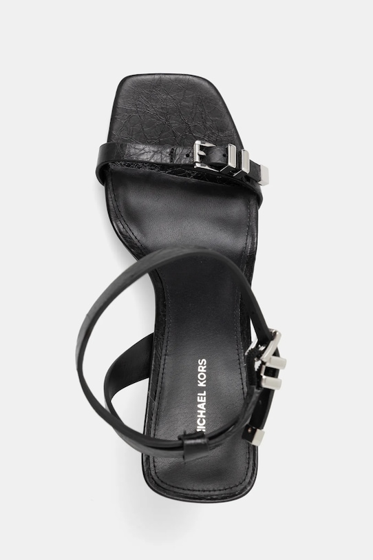 MICHAEL Michael Kors sandały skórzane Darrington czarny 40S5DTMS1L.001