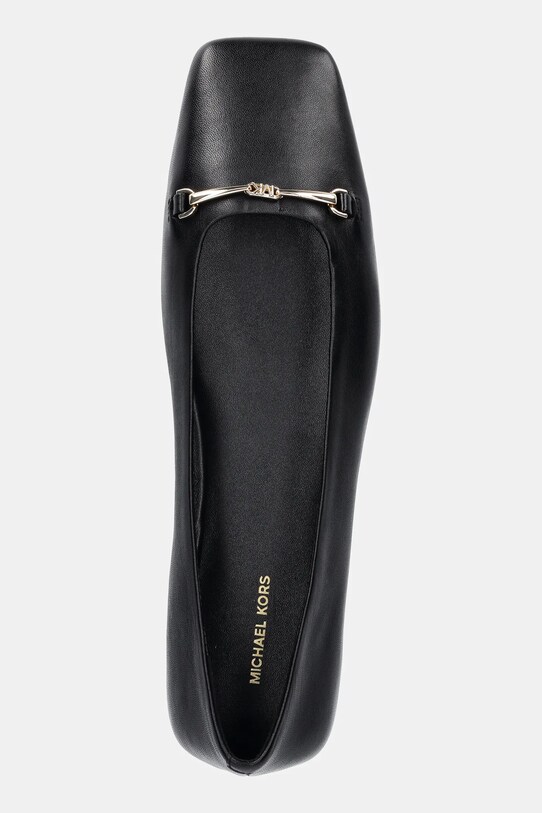 Δερμάτινες μπαλαρίνες MICHAEL Michael Kors Lena μαύρο 40S5LEFP1L.001