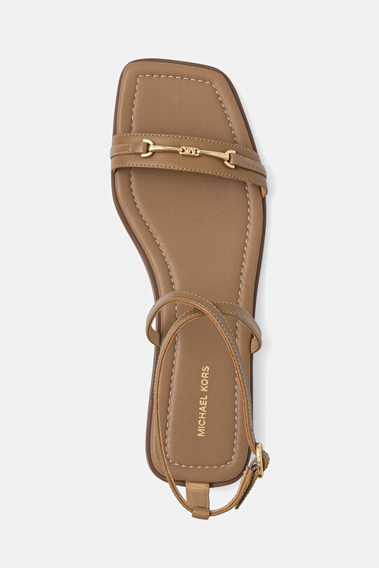Usnjeni sandali MICHAEL Michael Kors Lena rjava 40S5LEFS1L.297