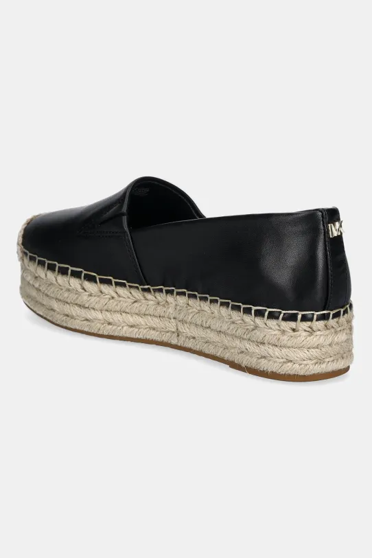 Încălțăminte MICHAEL Michael Kors espadrile de piele Lynn 40S5LYFP1L.001 negru