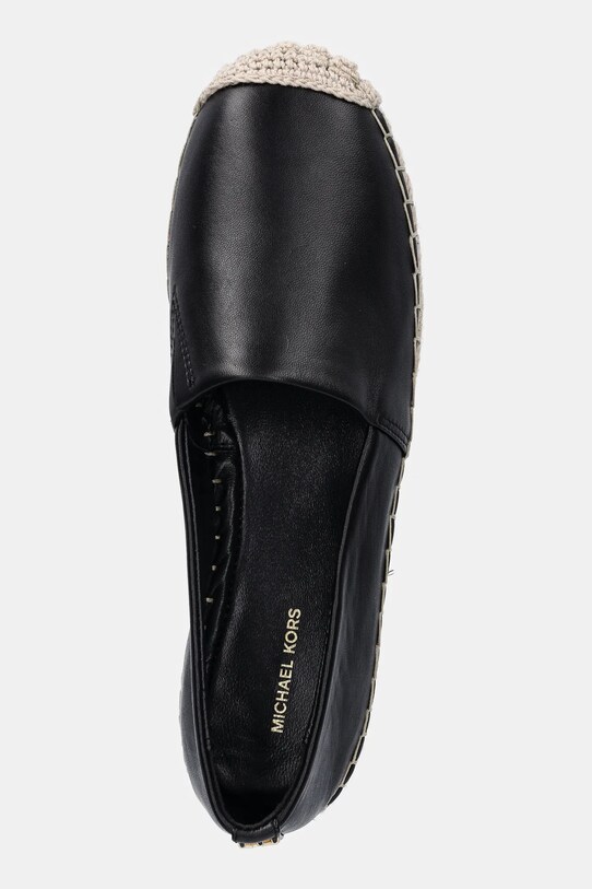 Usnjene espadrile MICHAEL Michael Kors Lynn črna 40S5LYFP1L.001