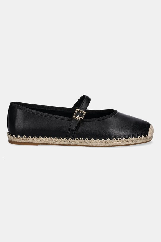 Kožené espadrilky MICHAEL Michael Kors Lynn 40S5LYFP2L.001 čierna SS25
