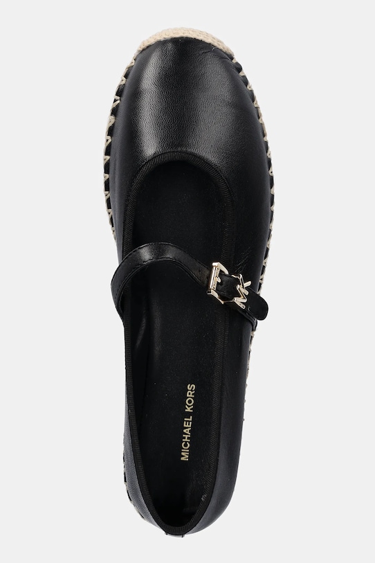 MICHAEL Michael Kors espadrile de piele Lynn negru 40S5LYFP2L.001