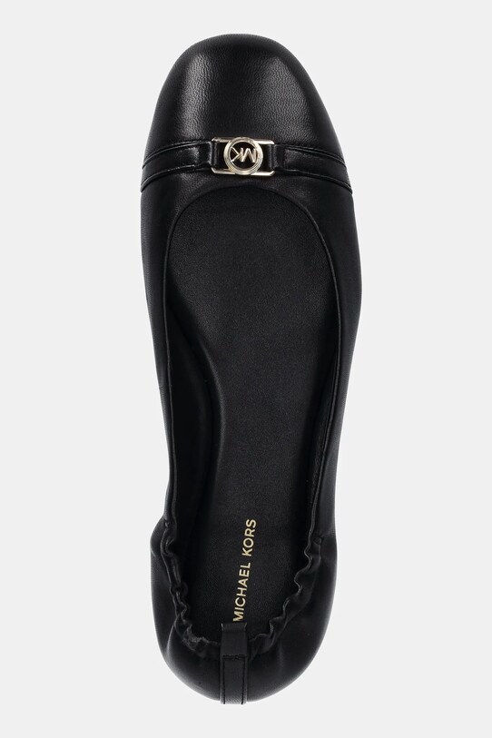 Шкіряні балетки MICHAEL Michael Kors Mandy чорний 40S5MAFP1L.001