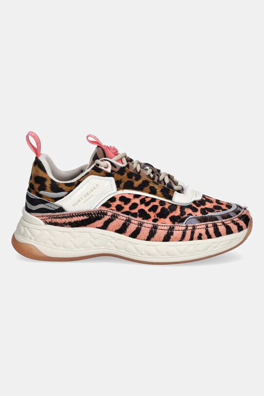 Замшеві кросівки Kurt Geiger London Kensington Sneaker 9820096289.PEACH помаранчевий SS25