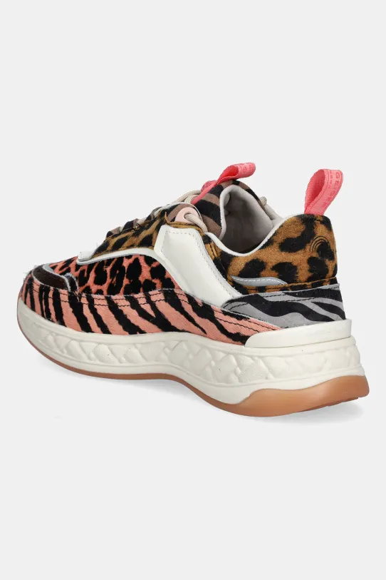 Încălțăminte Kurt Geiger London sneakers din piele intoarsă Kensington Sneaker 9820096289.PEACH portocaliu