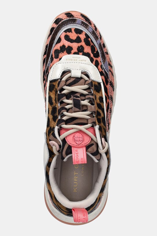 Замшеві кросівки Kurt Geiger London Kensington Sneaker помаранчевий 9820096289.PEACH
