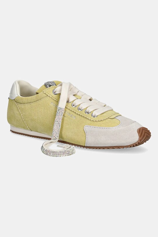 Kurt Geiger London sneakers din piele intoarsă Islington Sneaker 4396093209.YELLOW galben SS25