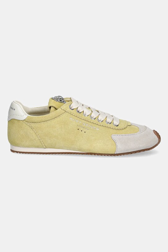 Încălțăminte Kurt Geiger London sneakers din piele intoarsă Islington Sneaker 4396093209.YELLOW galben