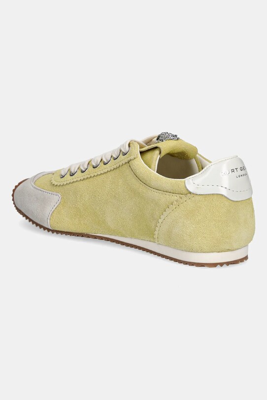 Замшевые кроссовки Kurt Geiger London Islington Sneaker жёлтый 4396093209.YELLOW