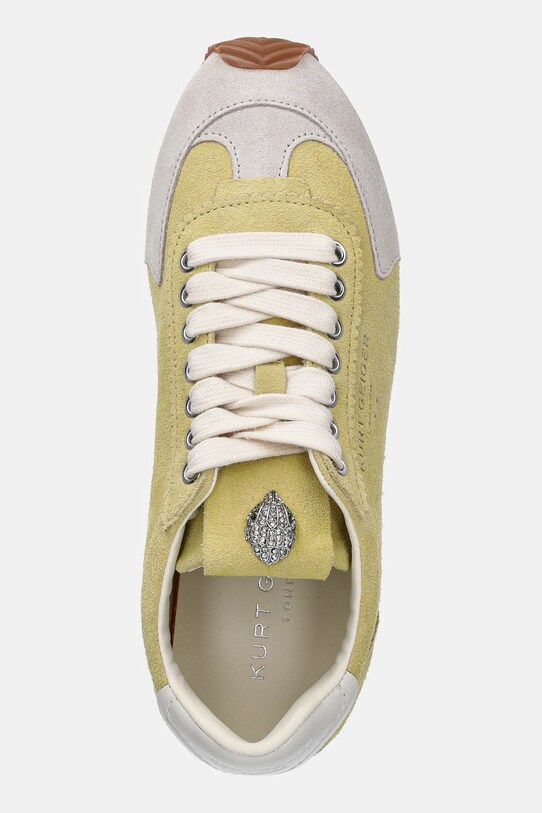 Kurt Geiger London sneakers din piele intoarsă Islington Sneaker galben 4396093209.YELLOW
