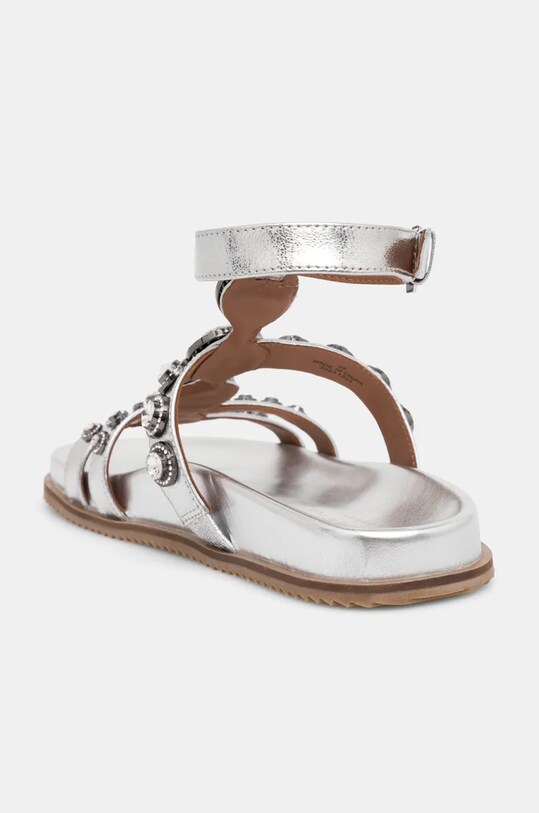 Взуття Шкіряні сандалі Kurt Geiger London Octavia Flexi Gladiator 4369063109.SILVER срібний