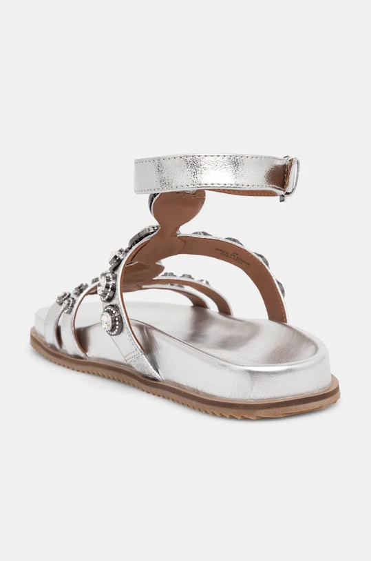 Obuwie Kurt Geiger London sandały skórzane Octavia Flexi Gladiator 4369063109.SILVER srebrny