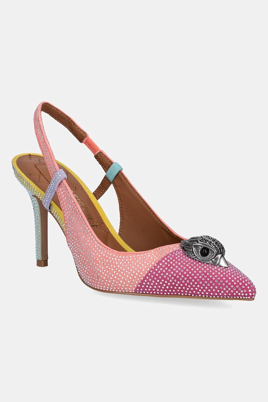 Замшеві туфлі Kurt Geiger London Belgravia High Sling шпилька барвистий 3422869209.MULTOTH