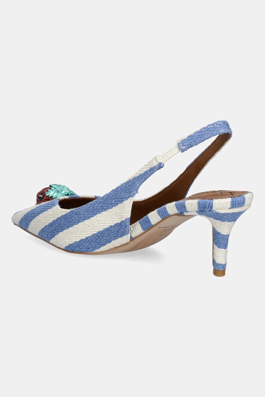 Încălțăminte Kurt Geiger London pantofi cu toc Belgravia Sling Back 9786919339.WHITEOTH albastru