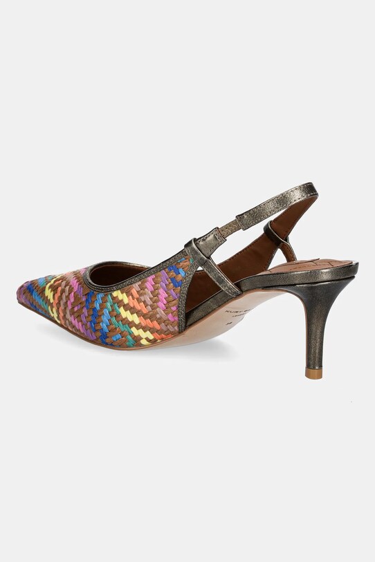 Încălțăminte Kurt Geiger London pantofi cu toc Belgravia Sling 538669999.MULTOTH multicolor