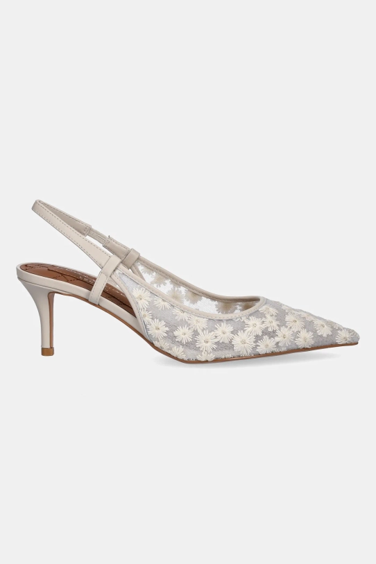 Kurt Geiger London szpilki Belgravia Sling 538642609.CREAM beżowy SS25