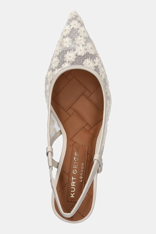 Visoke pete Kurt Geiger London Belgravia Sling bež 538642609.CREAM