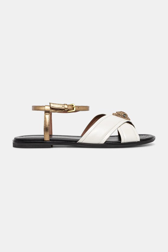 Kurt Geiger London sandały Orson Cross Flat Sandal 4369344309.BONECOMB beżowy SS25