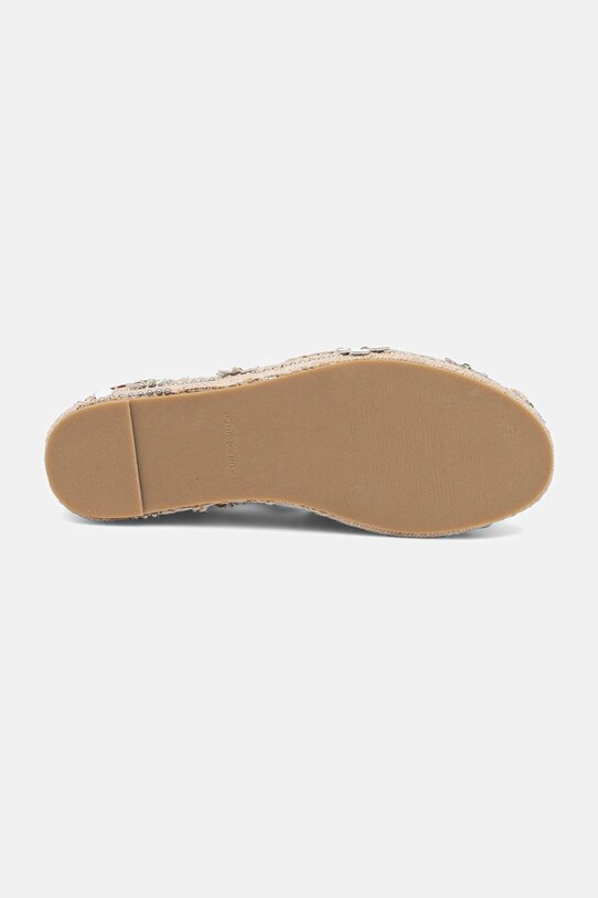 Kurt Geiger London espadrile din piele întoarsă Flower Espadrille 4352644209.BONECOMB bej