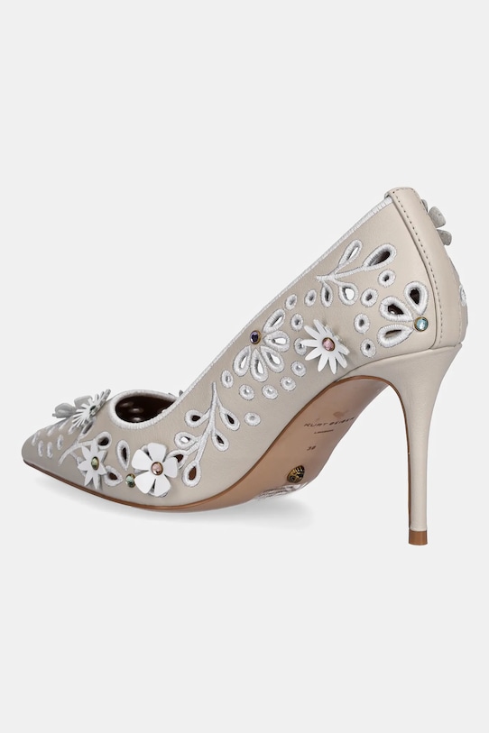 Încălțăminte Kurt Geiger London stilettos de piele Flower Belgravia 4352544109.BONECOMB bej