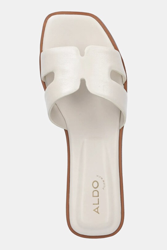 Кожаные шлепанцы Aldo ITSANDAL бежевый 13991497