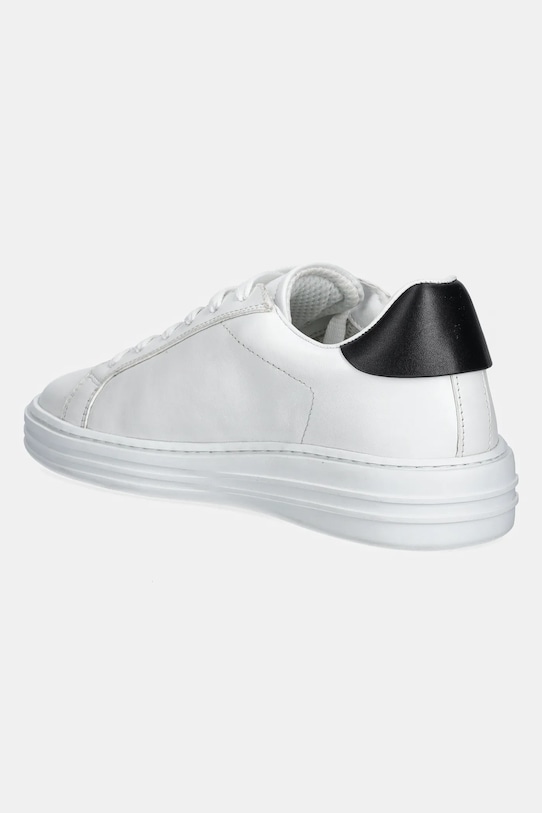 Încălțăminte MSGM sneakers din piele 3841MDS506.924.01 alb