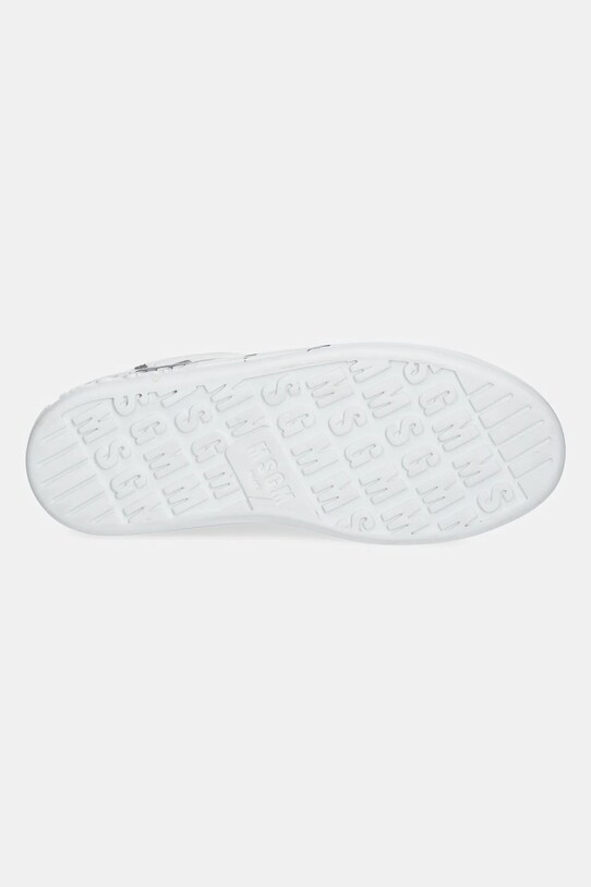 MSGM sneakersy skórzane 3841MDS506.924.01 biały