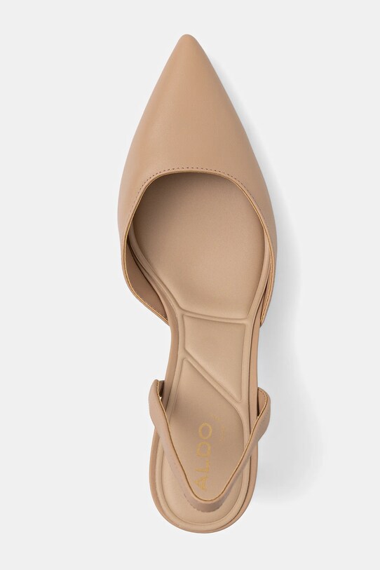 Kožené lodičky Aldo OLAELDAN béžová 13967787