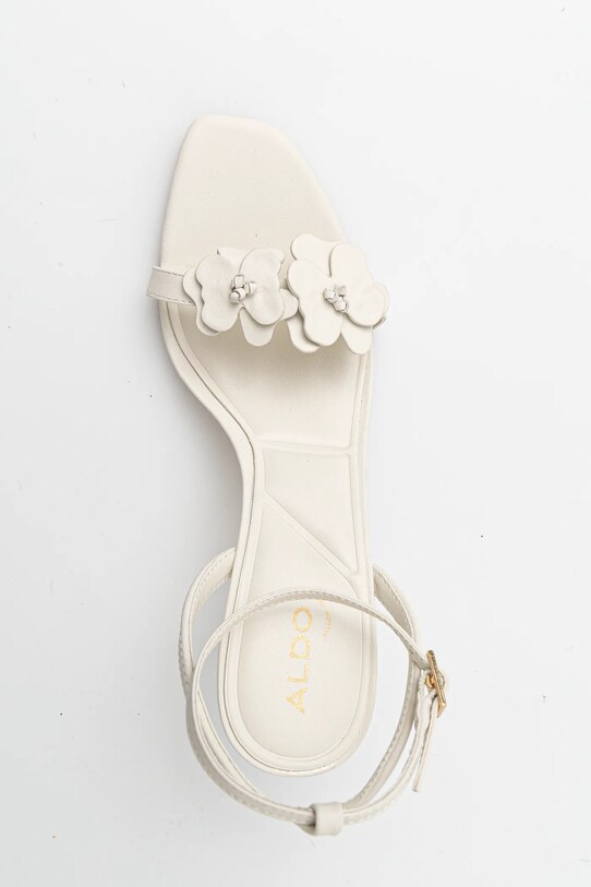 Aldo sandały skórzane DAISYLILY 13965245 beżowy