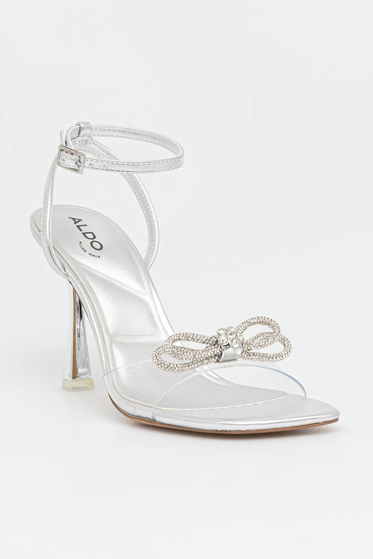 Сандали Aldo OZLEY над 8 см сребърен 13967749