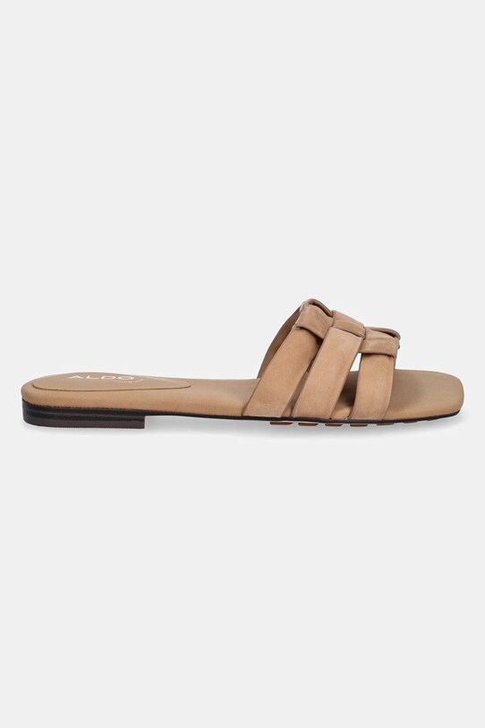 Шльопанці з нубуку Aldo GOTOSANDAL 13966707 коричневий SS25