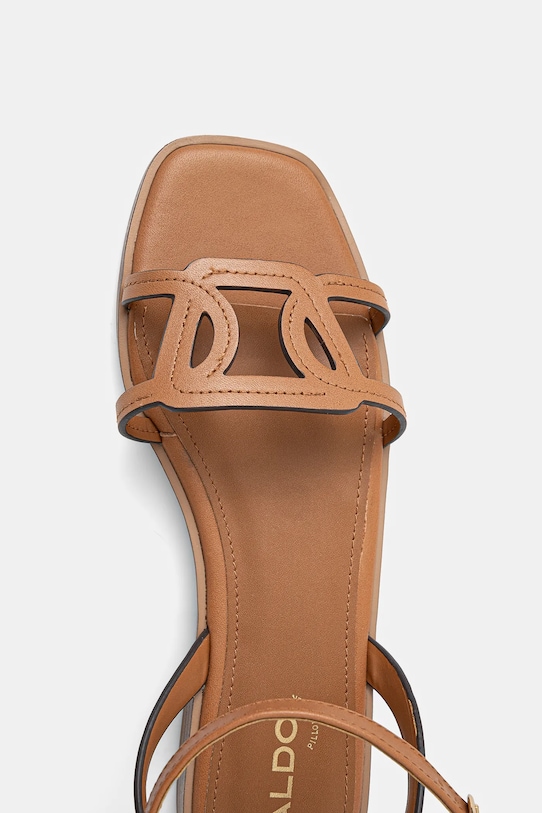 Kožne sandale Aldo GREENGROVE smeđa 13966689