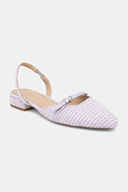Aldo baleriny FLINTSTONE odkryta pięta fioletowy 13966810