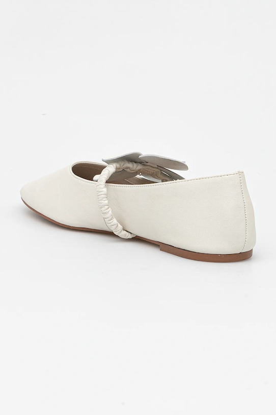 Obuwie Aldo baleriny skórzane FLORALINA 13966794 beżowy