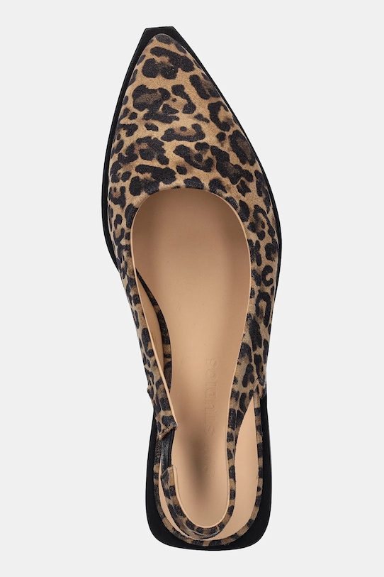 Кожаные балетки Copenhagen Leather коричневый CPH416