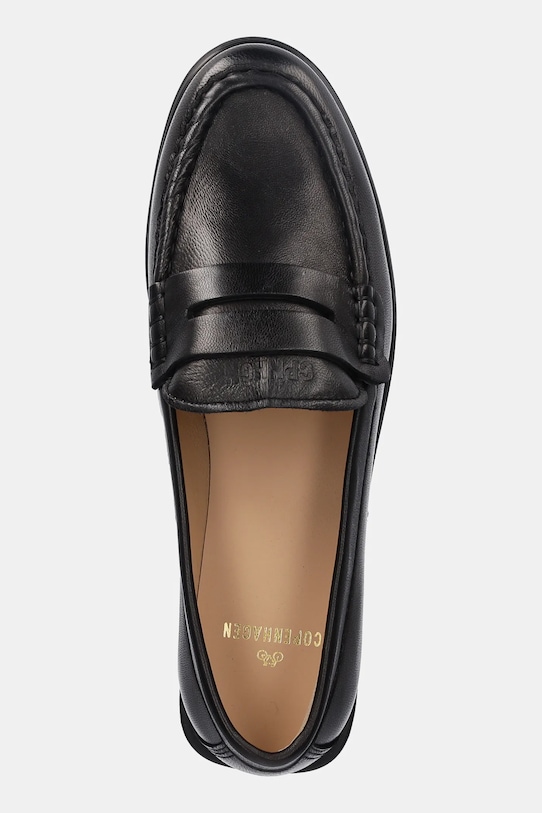 Kožené mokasíny Copenhagen Suede čierna CPH419