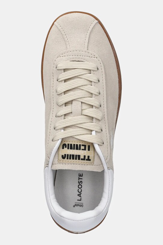 Замшевые кроссовки Lacoste BASESHOT бежевый 48SFA0010