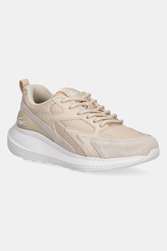 Lacoste sneakers L003 EVO imitatie de piele intoarsa bej 48SFA0077