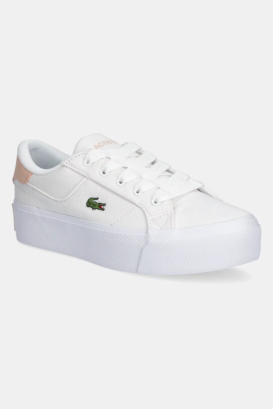 Кеди Lacoste ZIANE Planet friendly білий 49CFA0017