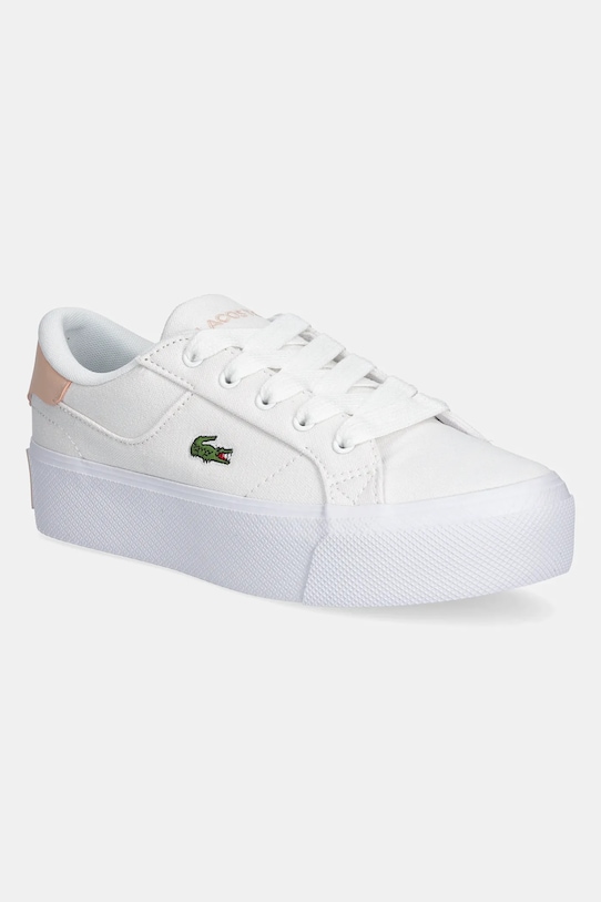 Tenisice Lacoste ZIANE tekstil bijela 49CFA0017