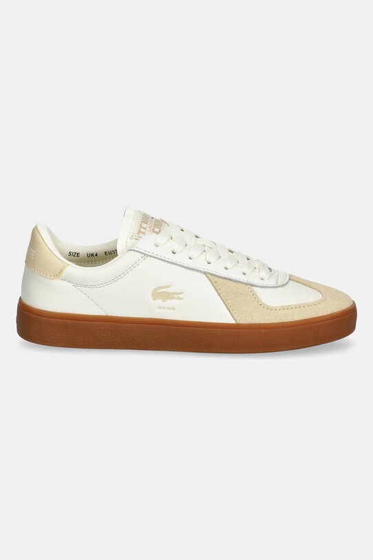 Lacoste sneakersy skórzane BASESHOT PRO 49SFA0030 beżowy SS25