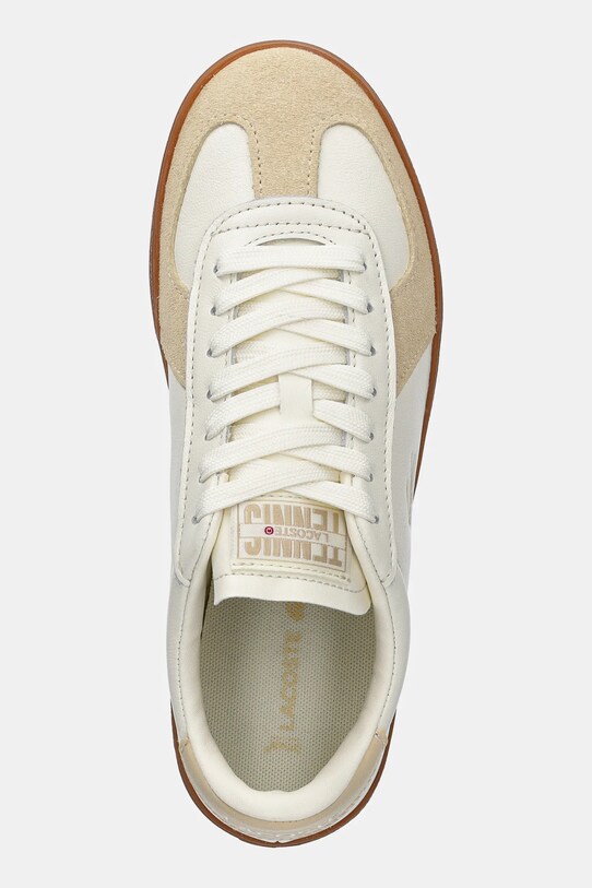 Lacoste sneakersy skórzane BASESHOT PRO beżowy 49SFA0030