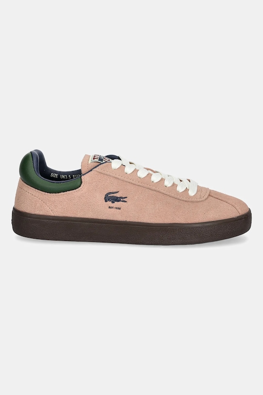 Lacoste sneakersy skórzane BASESHOT 49SFA0051 pomarańczowy SS25