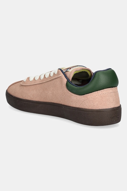 Obuwie Lacoste sneakersy skórzane BASESHOT 49SFA0051 pomarańczowy