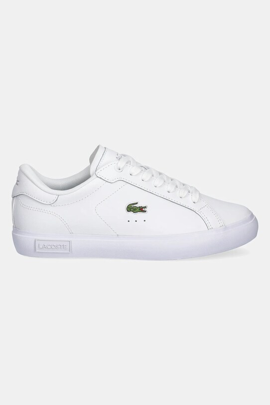 Lacoste sneakersy skórzane POWERCOURT 49SFA0086 biały SS25