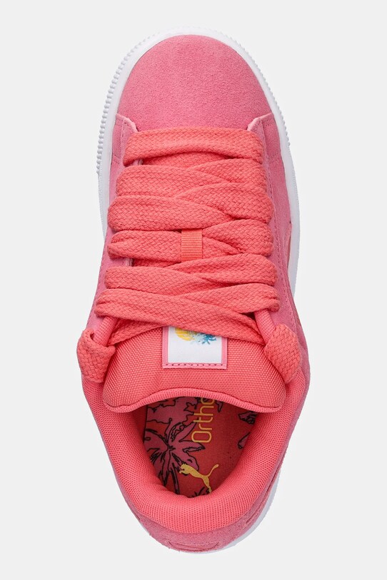 Semišové tenisky Puma Suede XL Sunbathers Wns ružová 400453