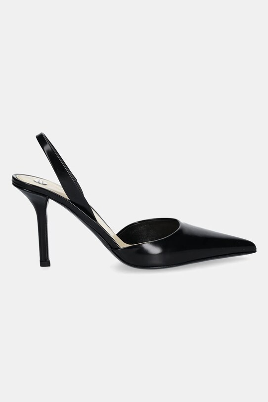 Proenza Schouler szpilki skórzane Slash SH251001.C001WC.001 czarny SS25