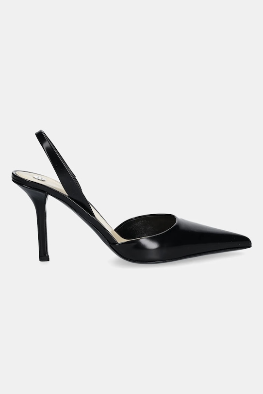 Kožené lodičky Proenza Schouler Slash SH251001.C001WC.001 čierna SS25